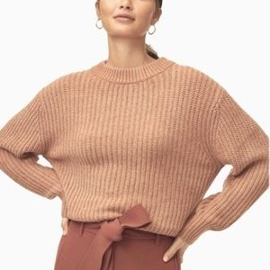 Aritzia Wilfred Chenille Sweater, Pink